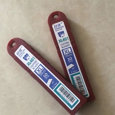 কেনা ভারী দায়িত্ব স্ন্যাপ বন্ধ ছুরি ব্লেড 0.7mm বেধ XL401 Sinseung 25mm অনলাইনে উৎপাদন
