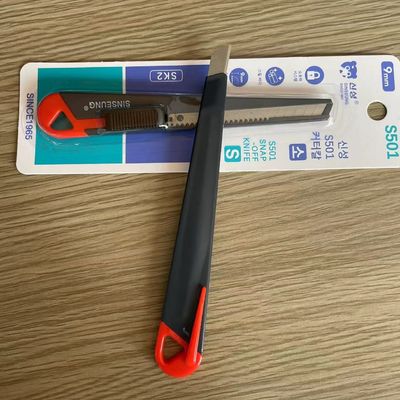কেনা SK2 ইস্পাত ব্লেড কালো retractable স্ন্যাপ অফ ছুরি অনলাইনে উৎপাদন