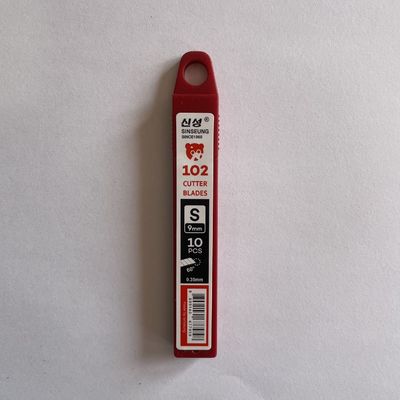 SK2 60 ডিগ্রী স্ন্যাপ অফ ব্লেড কাগজ এবং পাতলা প্লাস্টিকের জন্য 9 মিমি কাটার ব্লেড রিফিল