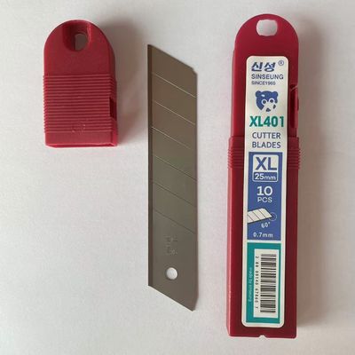 SK2 স্টিল 126mm গিলোটিন কাগজ কাটার ব্লেড / কাটার ছুরি ব্লেড 7 সেগমেন্ট 60 ডিগ্রী কোণ সঙ্গে