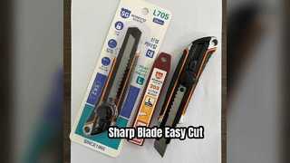 অন-দ্য-গো পেশাদারদের জন্য শক্ত এবং বহনযোগ্য 18 মিমি ইউটিলিটি ছুরি 160*45*17 মিমি 90g অ্যালুমিনিয়াম SK2 ব্লেড